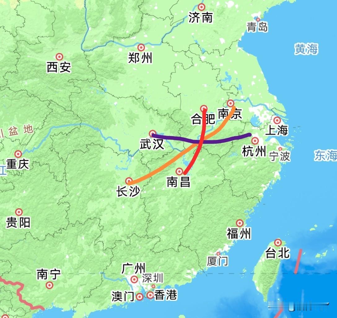 九江如果在十五五或十六五能够争取到这三条高铁在此交会，那它的发展绝对不会差于郑州