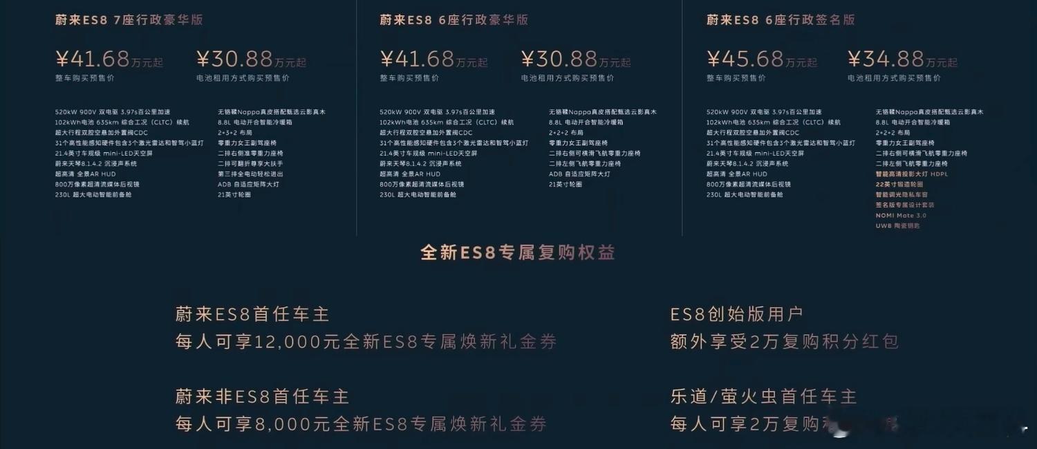 中国豪华汽车看蔚来蔚来全新ES8发布虽然三个小时的发布会很熬人，已经让看直播的