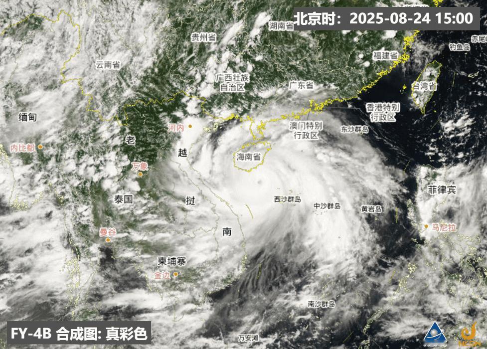 台风剑鱼今晚强台风剑鱼的中心，从三亚陆地最南端不到30公里处掠过。尽管没有直接