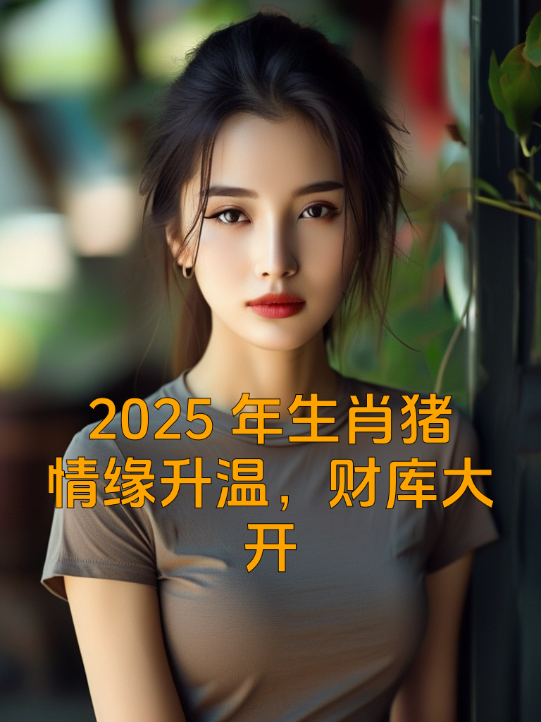 2025年生肖猪：情缘升温，财库大开