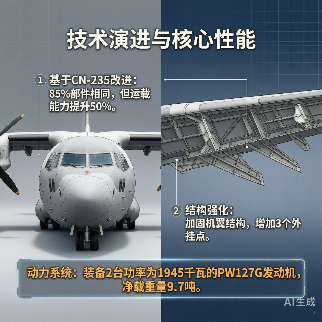 军事ai新视野西班牙C-295运输机C-295是西班牙卡萨公司研制的一款多用途