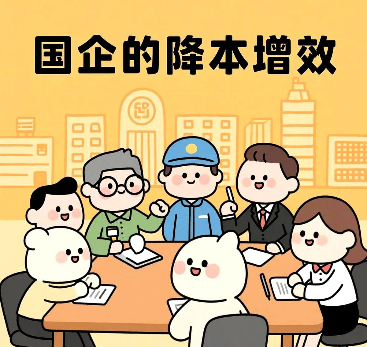 看到一则新闻说央国企“降本增效”，管理层未受影响，基层员工一人多岗劳动量增加，工