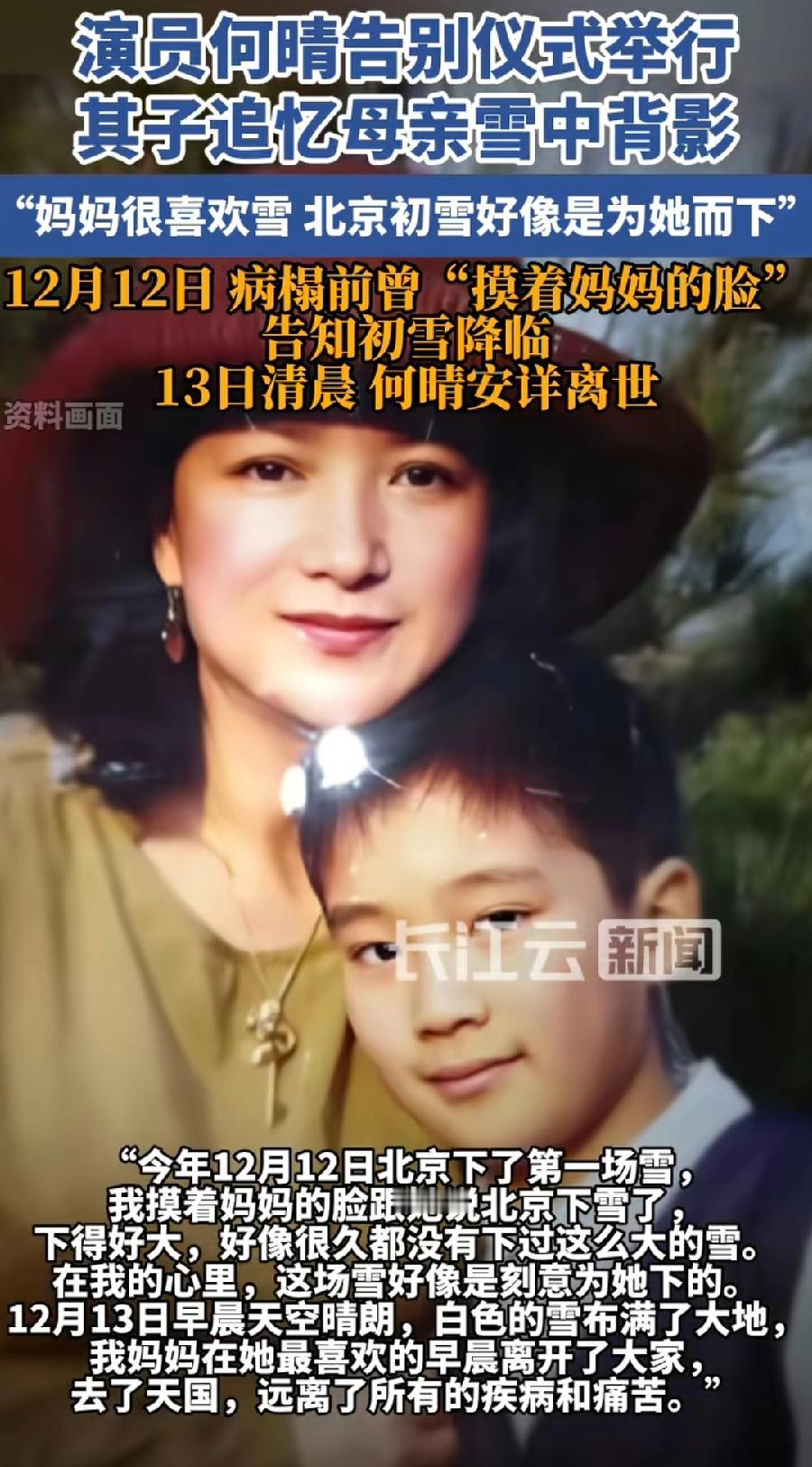 何晴最后告别仪式：前夫许亚军没来！前男友刘威没来！荧幕蓝颜知己燕青王光辉没