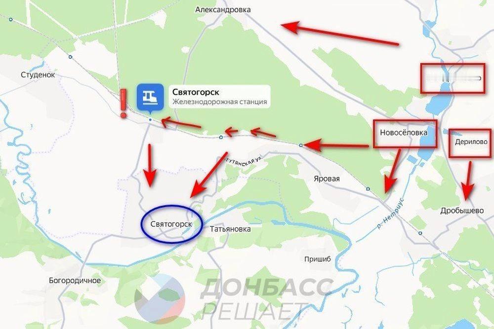 俄军攻入斯维亚托戈尔斯克市区俄罗斯联邦武装部队部队进入了顿巴斯西北部的斯维亚