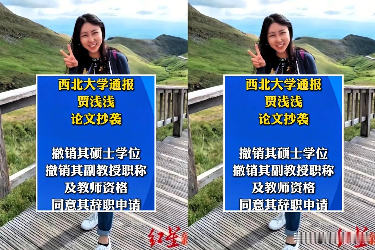 贾浅浅抄袭实锤，接下来将面临三个窘境：在文学和教育圈难以立足。硕士学位、副教