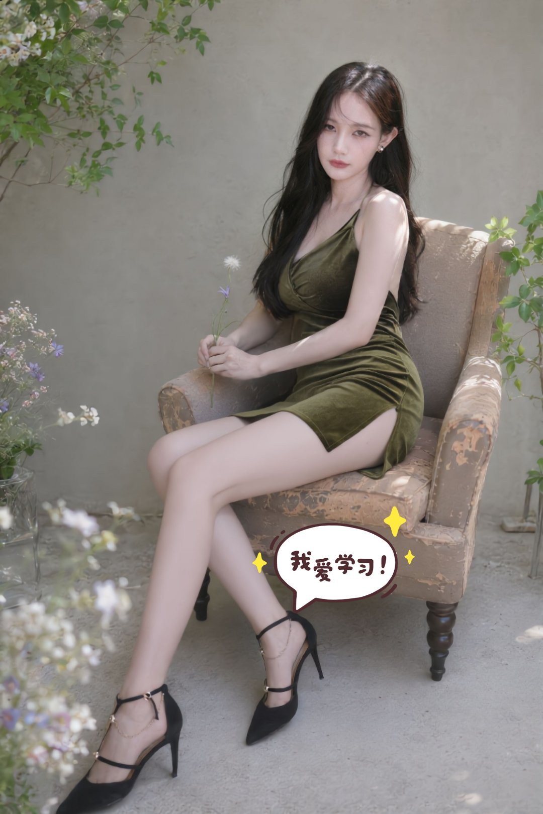 桐姐的两张ai美图这真的爽爆！​