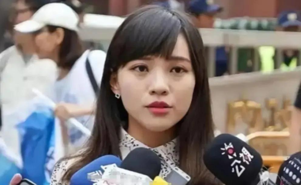 这名女子名叫黄捷32岁，是民进党最年轻的立委，也是大陆公布的顽固台独分子及其帮凶