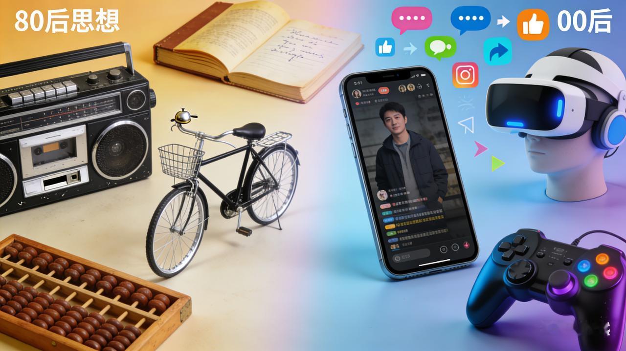 大家有没有发现一个有趣的现象？607080这三个年龄段的人，思想上其实是差不多的