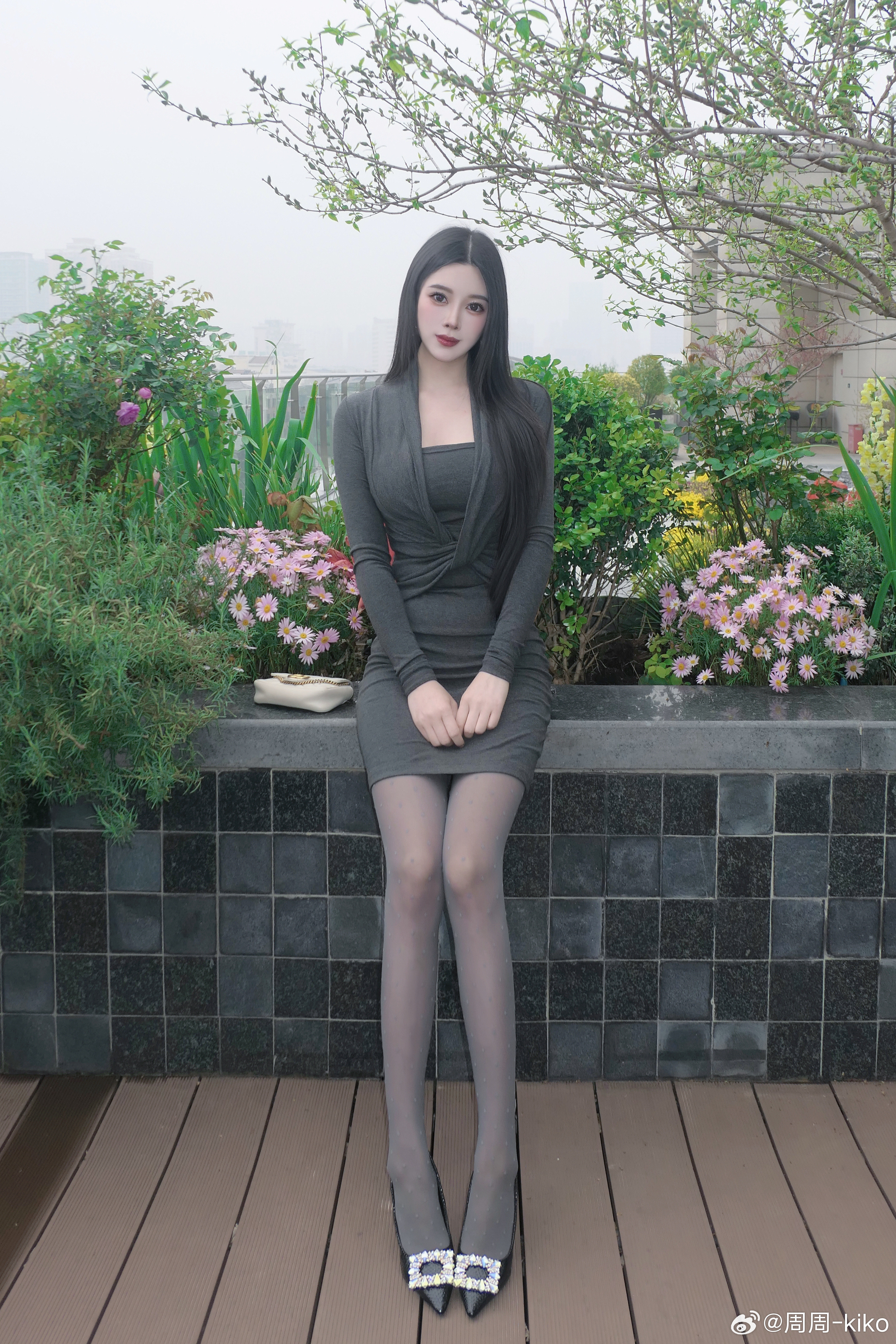 灰蒙蒙的天气🌫️🌸