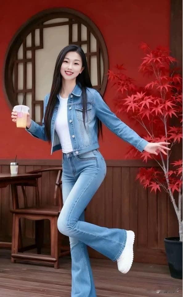 牛仔女孩的元气穿搭，轻松自在每一天