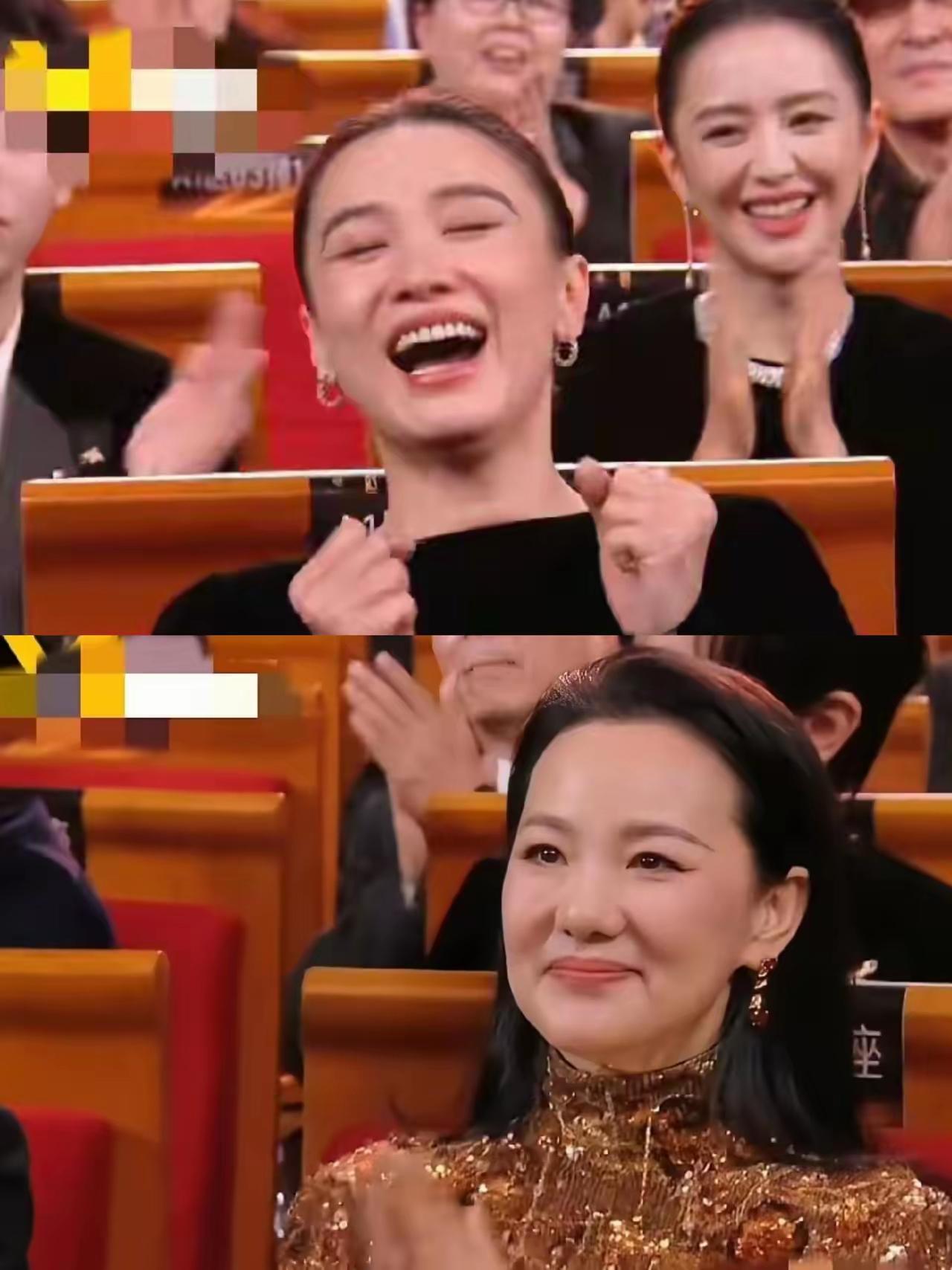 咏梅这状态，真的把“体面”刻进骨子里了。金鸡奖颁奖礼上，听到宋佳拿最佳女主