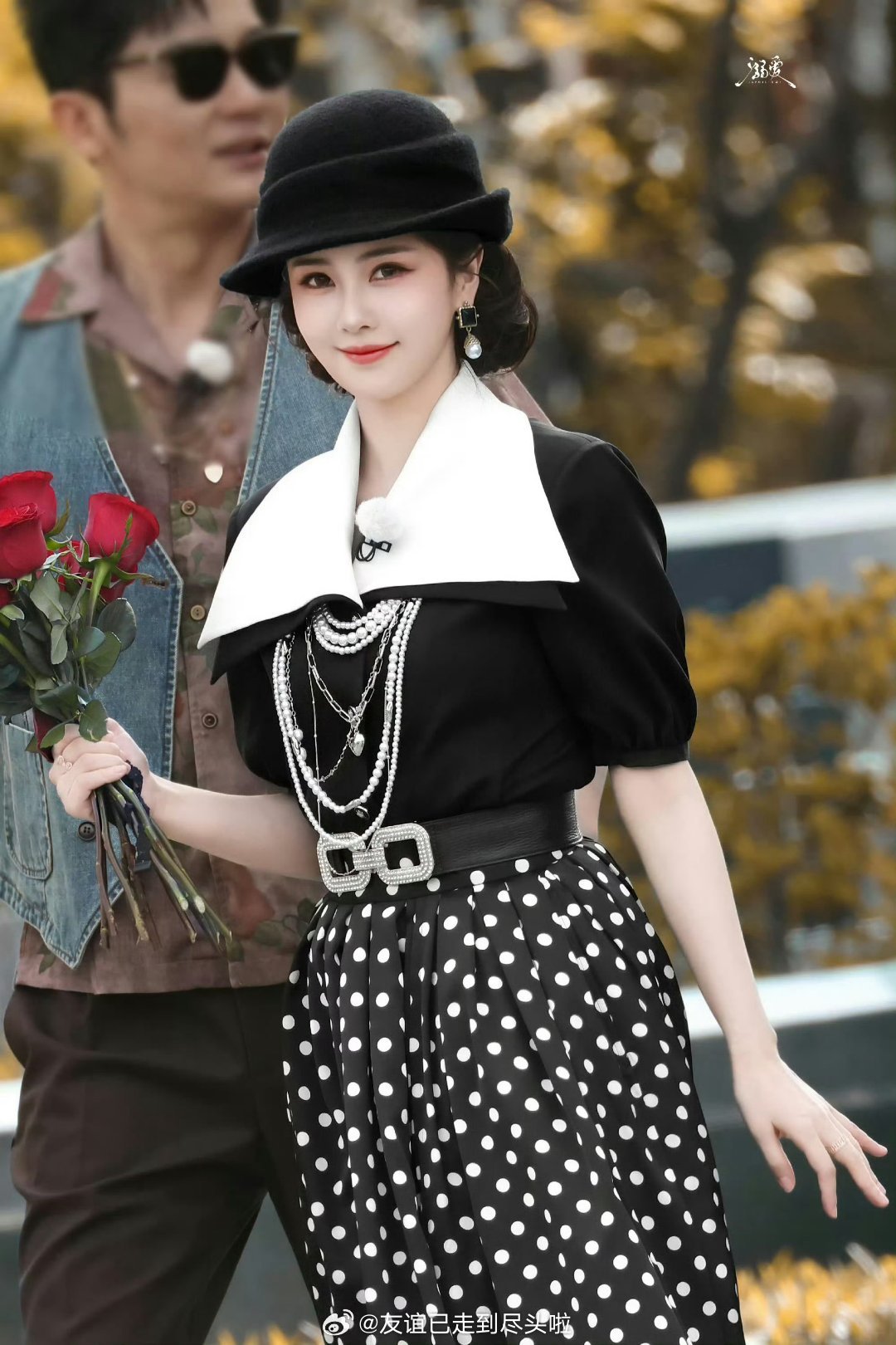 白鹿孟子义奔跑吧路透，留洋千金vs港风美女🩶白鹿留洋大小姐造型奔跑吧路透孟