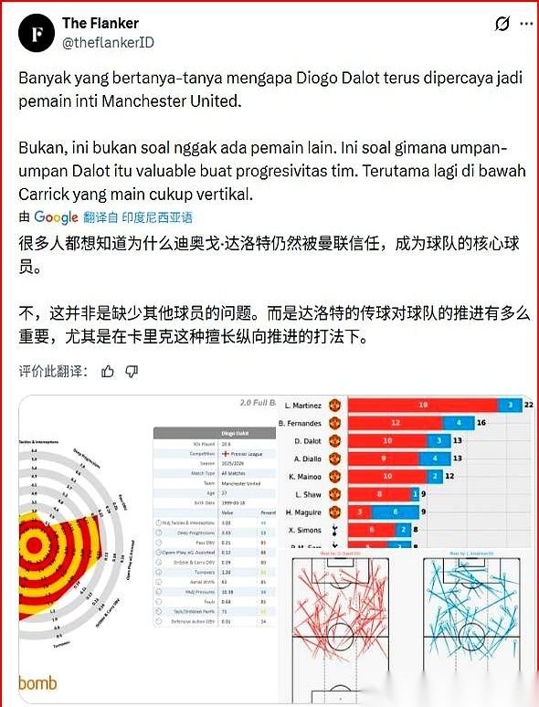 曼联这套打法，说白了，命根子就捏在三个人手里。B费，利马，这俩没跑。但第三个，