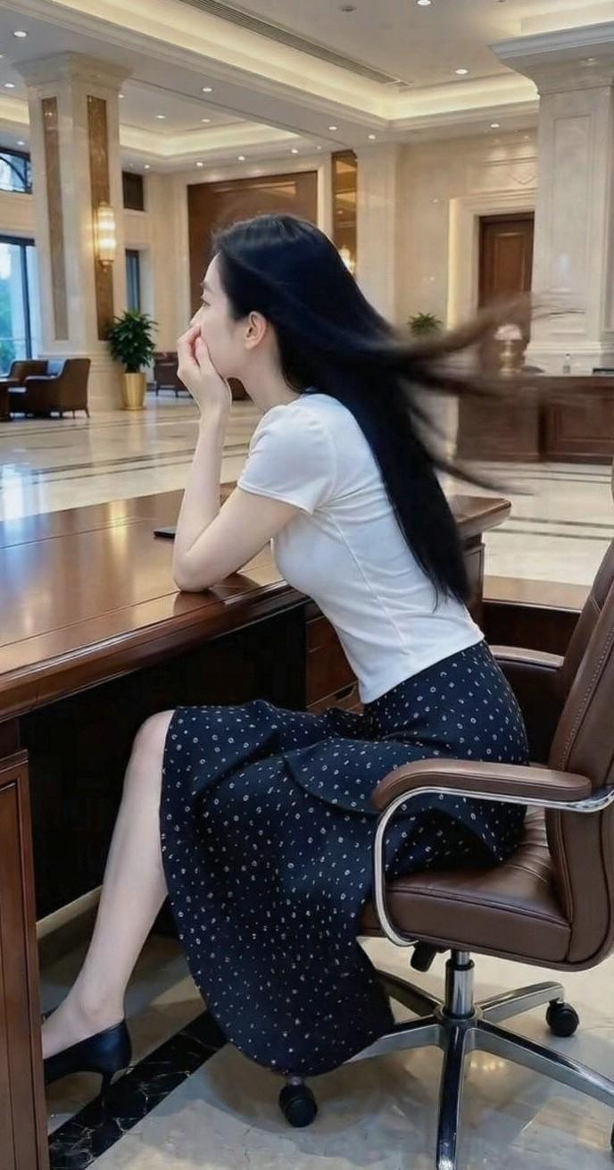 思绪飘远的瞬间。