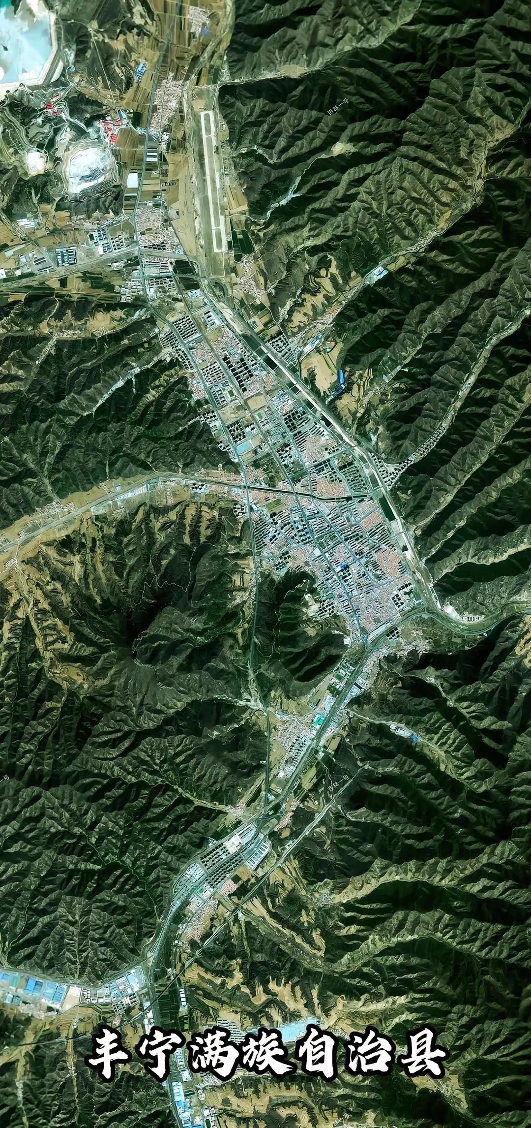 河北省丰宁县高清卫星图