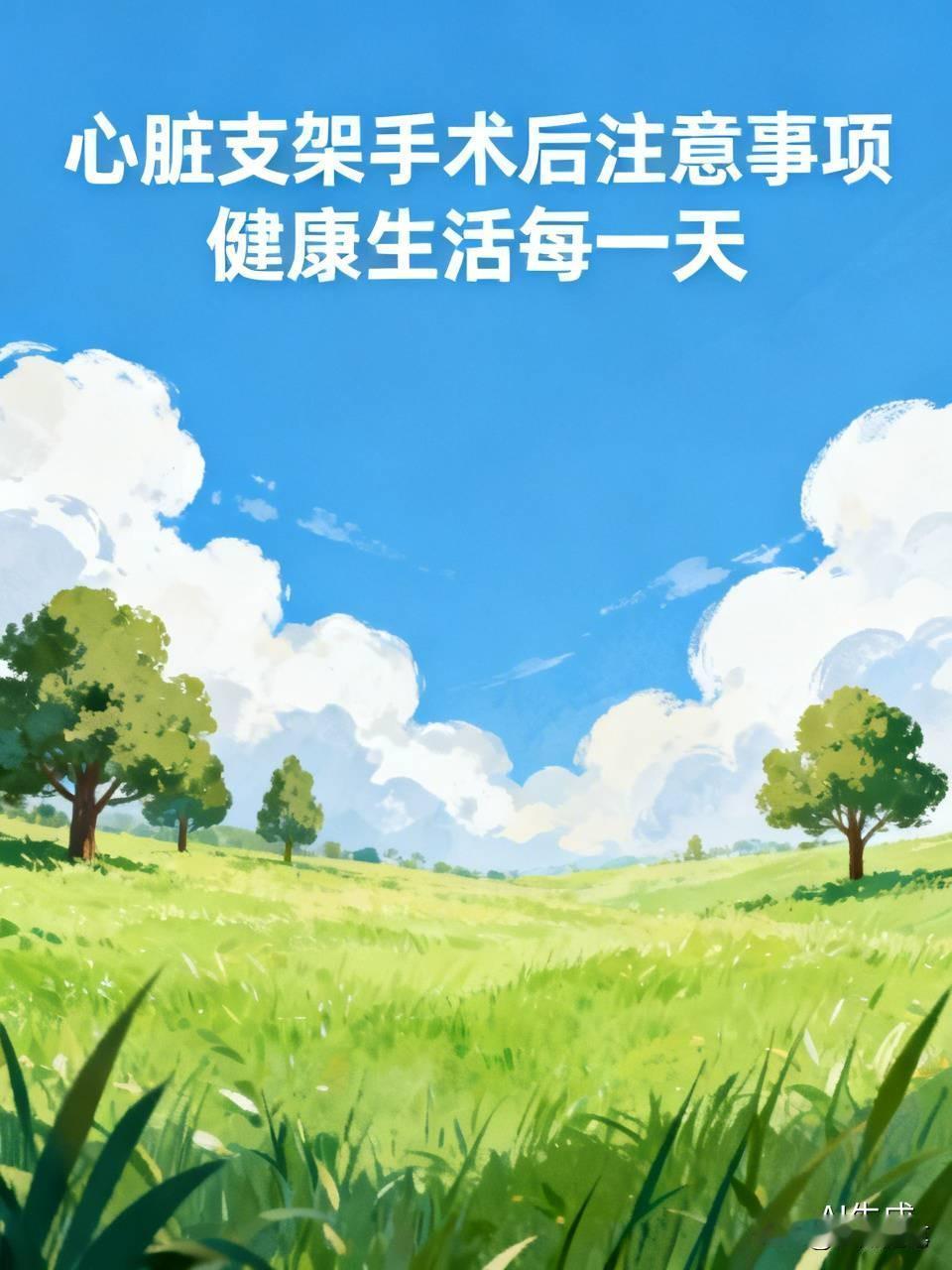 心脏支架手术后，患者可得多上心。饮食上，要低盐、低脂、低糖，像咸菜、油炸食品就得