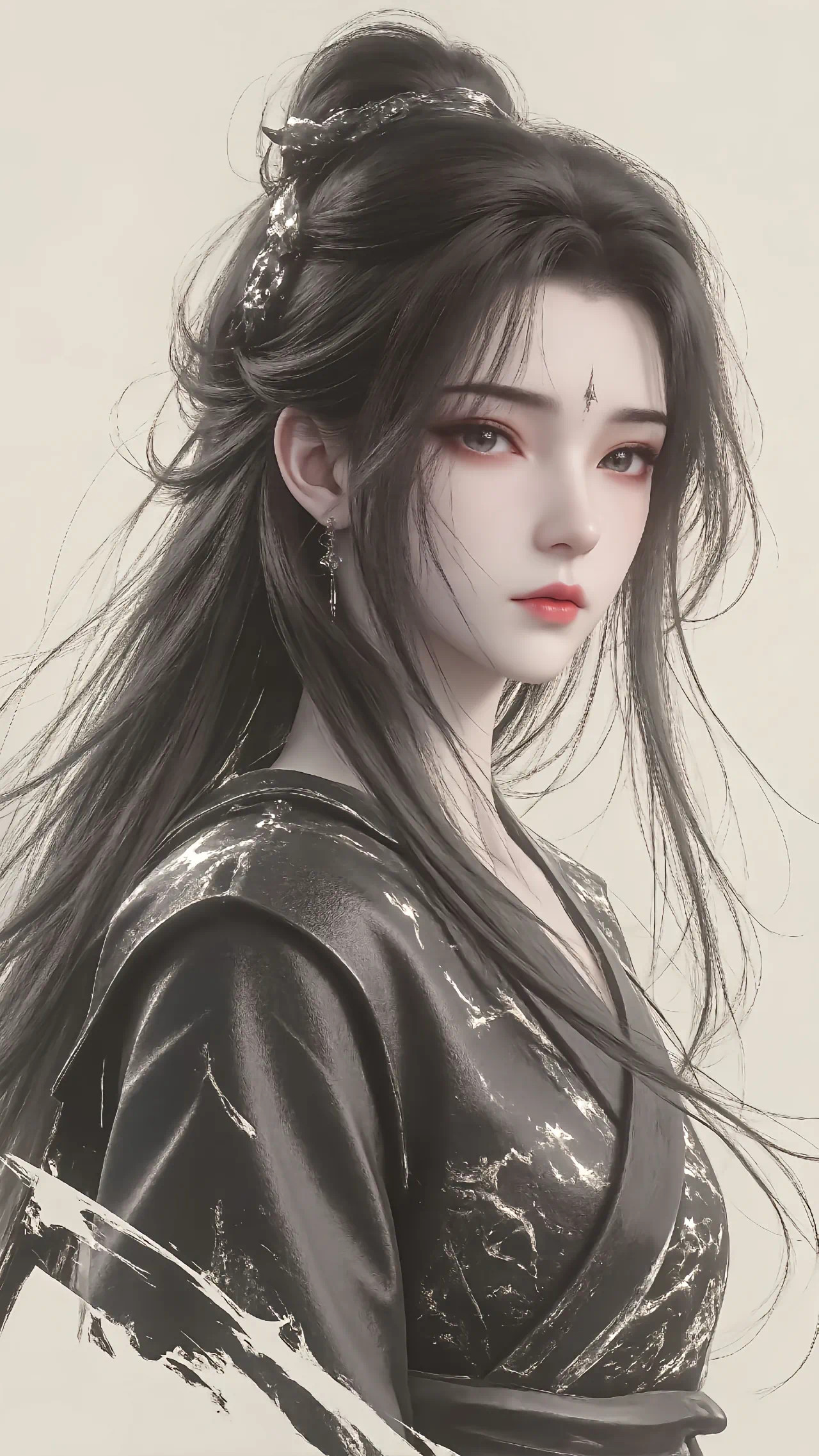 仙逆李慕婉【精致美图】水墨风，更显淡雅仙风！虽然可能一两年见不到婉儿，但心里