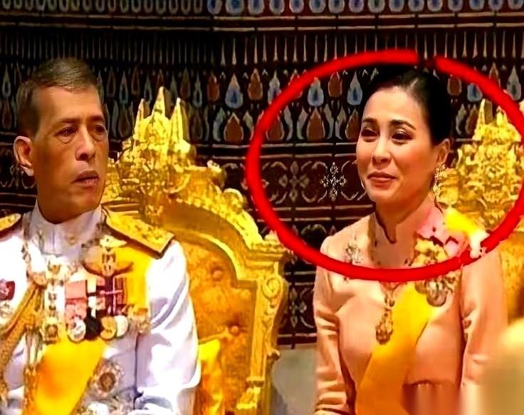 泰王斜着眼看苏提达那个瞬间，真的，每次看都觉得信息量巨大。那眼神嗖一下飞过去，