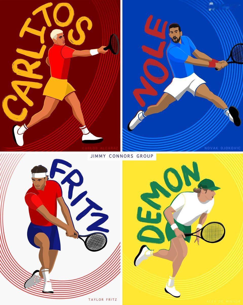 ATP总决赛分组揭晓，阿卡与参赛前景未明的德约（一旦退赛大概率由穆塞蒂顶替），以