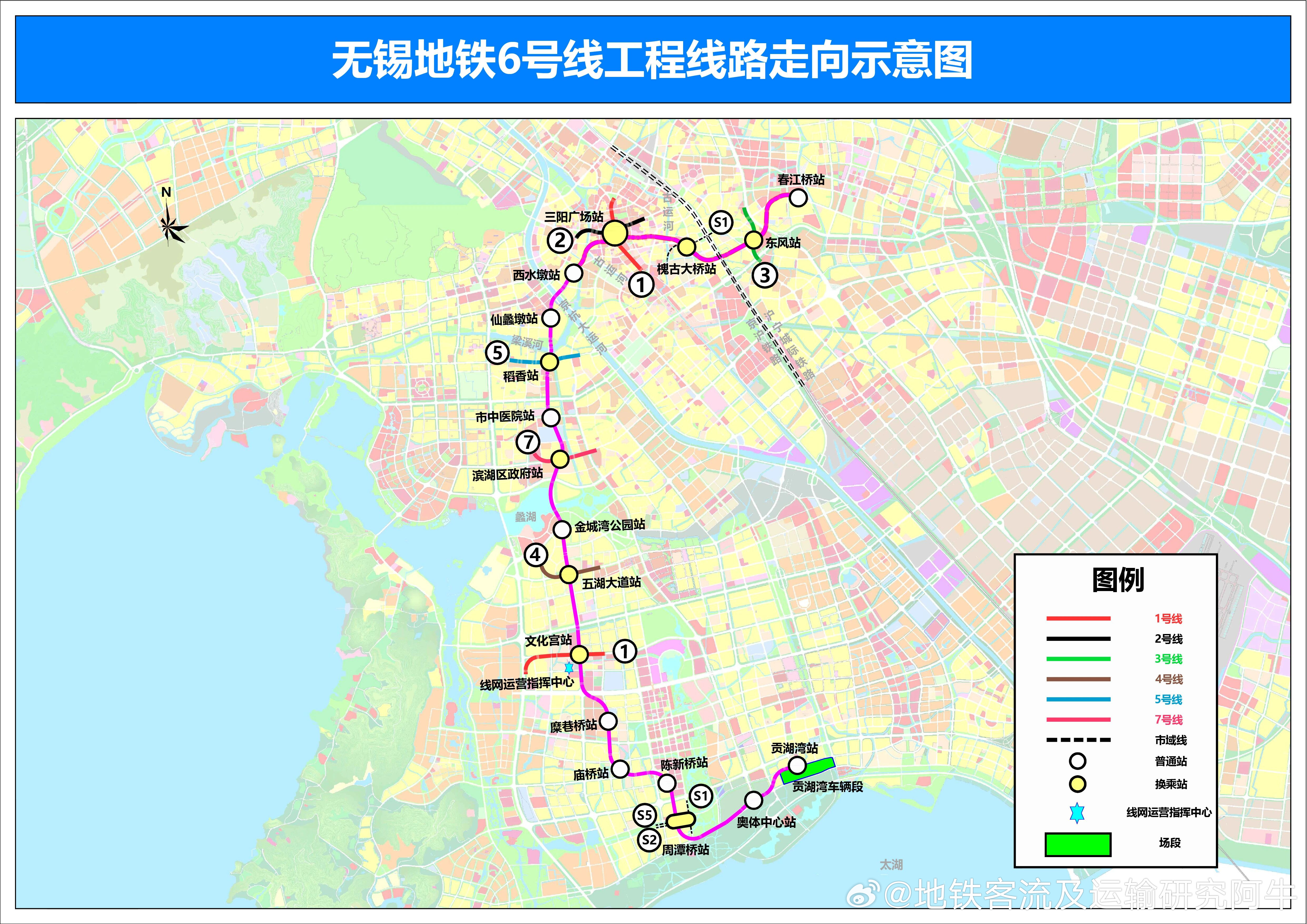 【无锡地铁无锡地铁在建4号线、5号线、6号线、S2线最新进展】2026年进度条