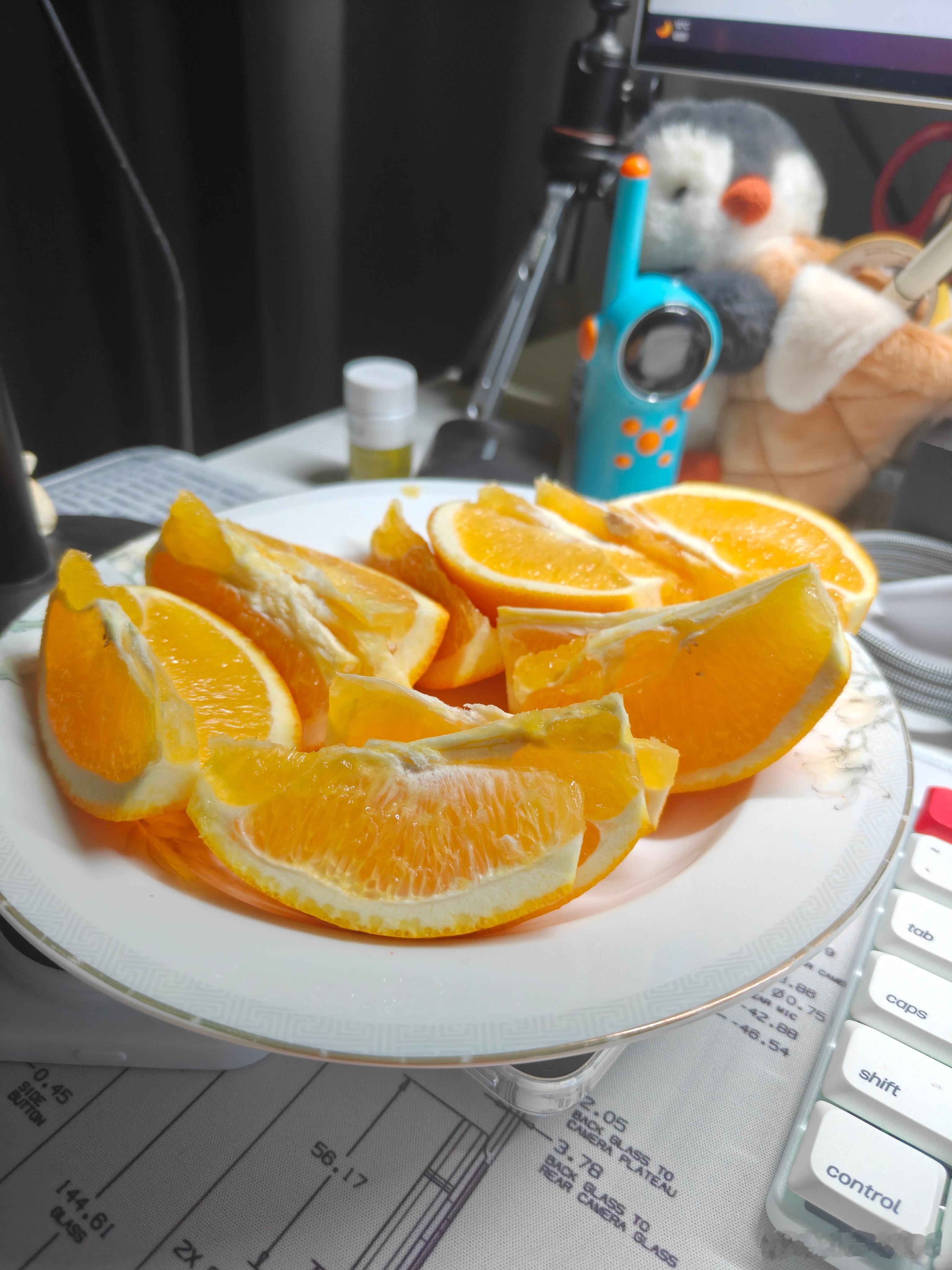 爷爷的橙子真的可以家旁边超市买的果冻橙一点不香了