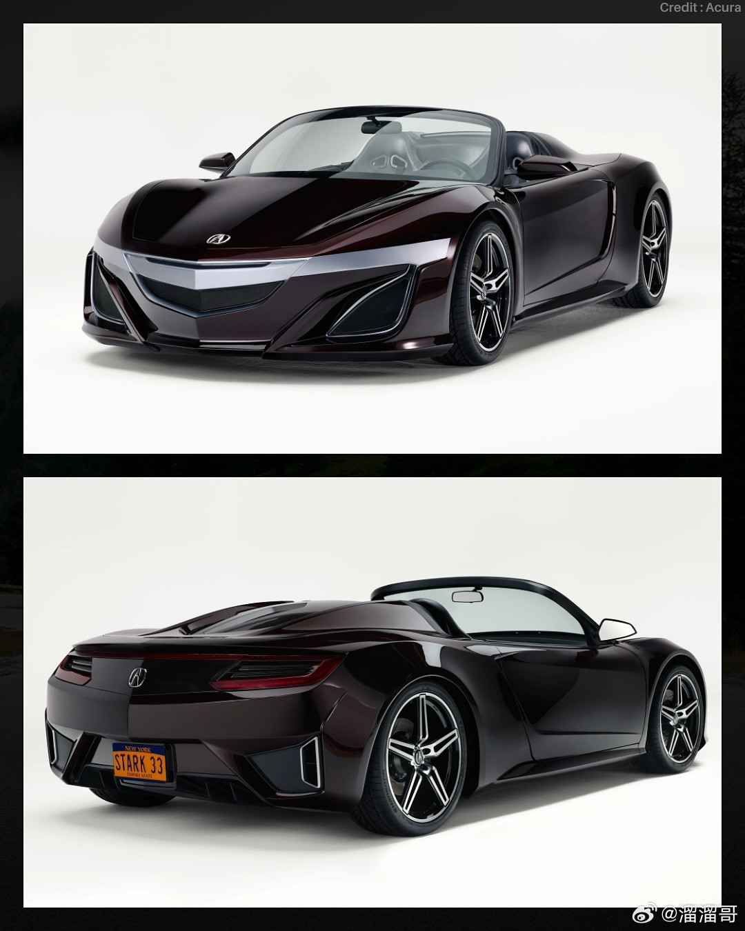 讴歌近期宣布，为钢铁侠特别打造的NSXRoadster，计划在2026年进行慈