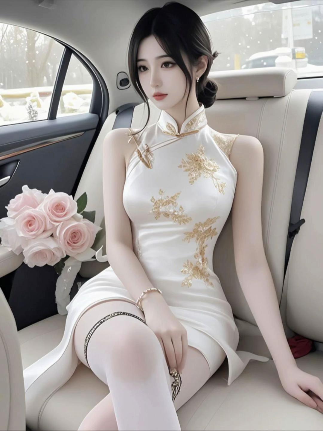 美丽的人，美丽的旗袍美女旗袍照旗袍古典美女旗袍风景旗袍秀美丽