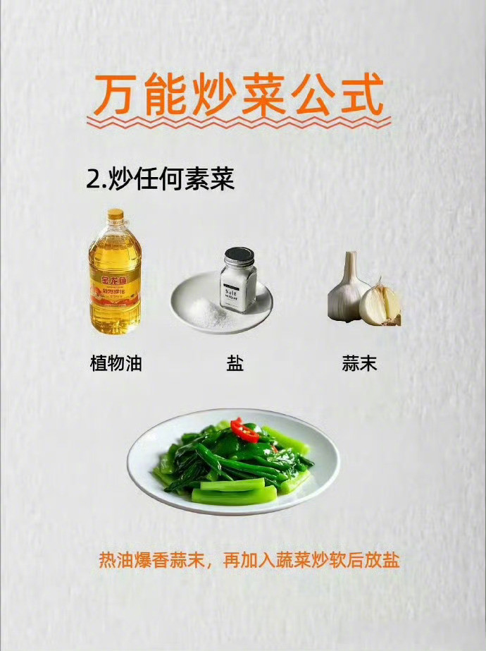 万能炒菜公式​​​我的宝藏食谱​​​