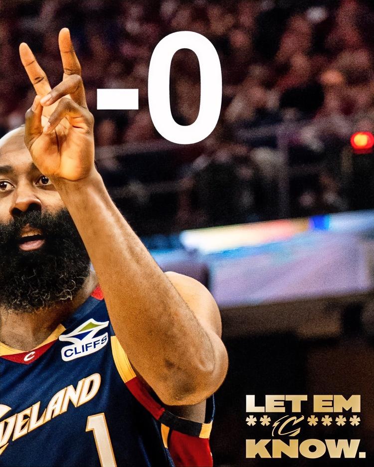 打脸太快！骑士官方终于正名！哈登专属海报出炉，谁还说他被轻视？季后赛首轮G2