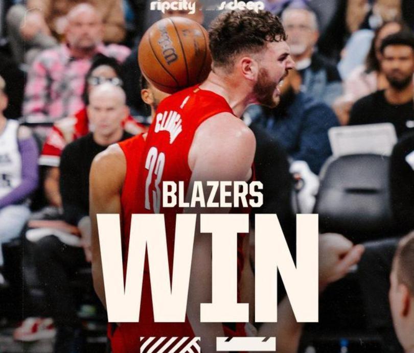 NBA常规赛继续进行，波特兰开拓者队（22胜22负）继续连胜。赢球是赢了，但咱