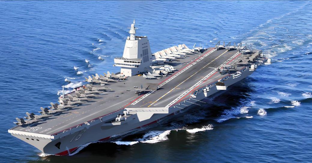 004航母全力加速，福建舰2号舰没了，中国海军二选一，只要10万吨 西方媒体