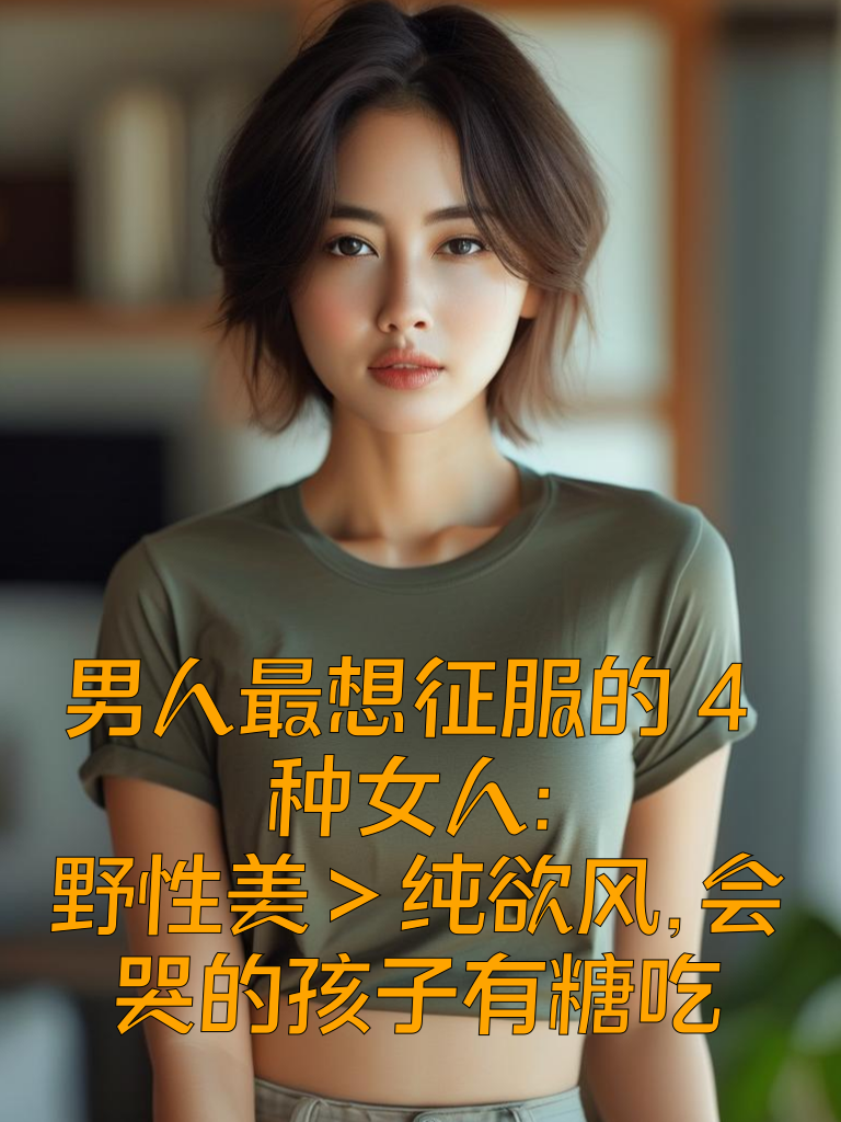 男人最想征服的4种女人：野性美＞纯欲风，会哭的孩子有糖吃