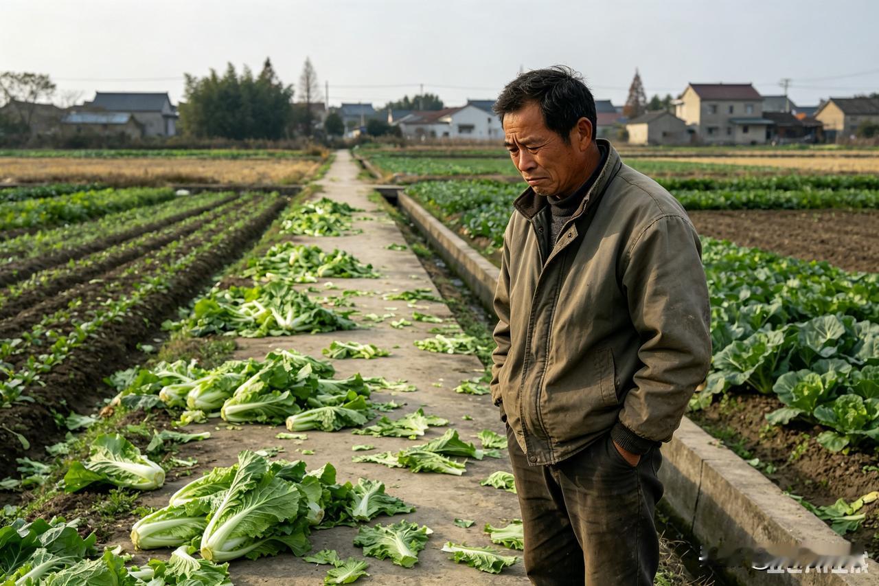 菜农嫌价太低扔菜，城里人嫌太贵吃不起生活中存在一种极具反差的民生怪象：田间