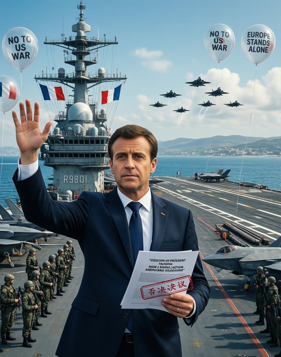 这是一则从巴黎传出的消息。马克龙这次讲话，措辞比以往任何一次都要直接。当地时