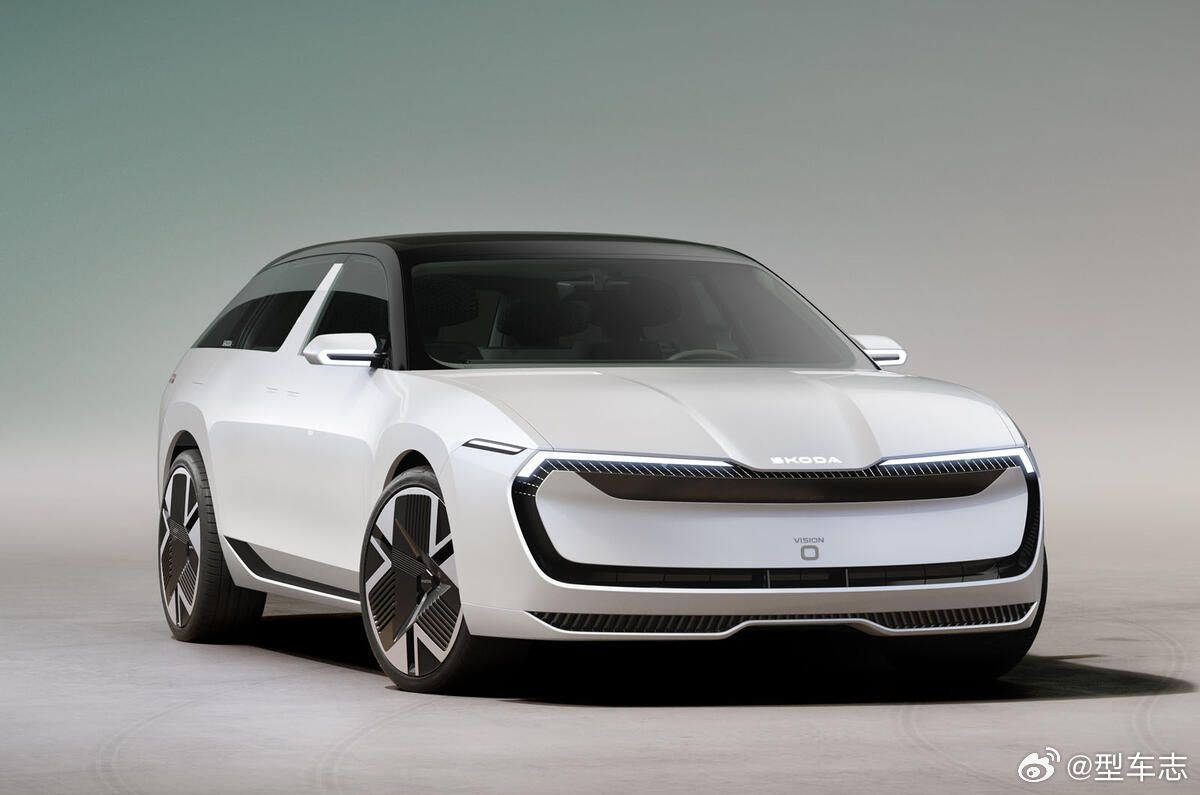 iaa2025慕尼黑车展，大众展出的斯柯达VisionO概念车，据说是下代