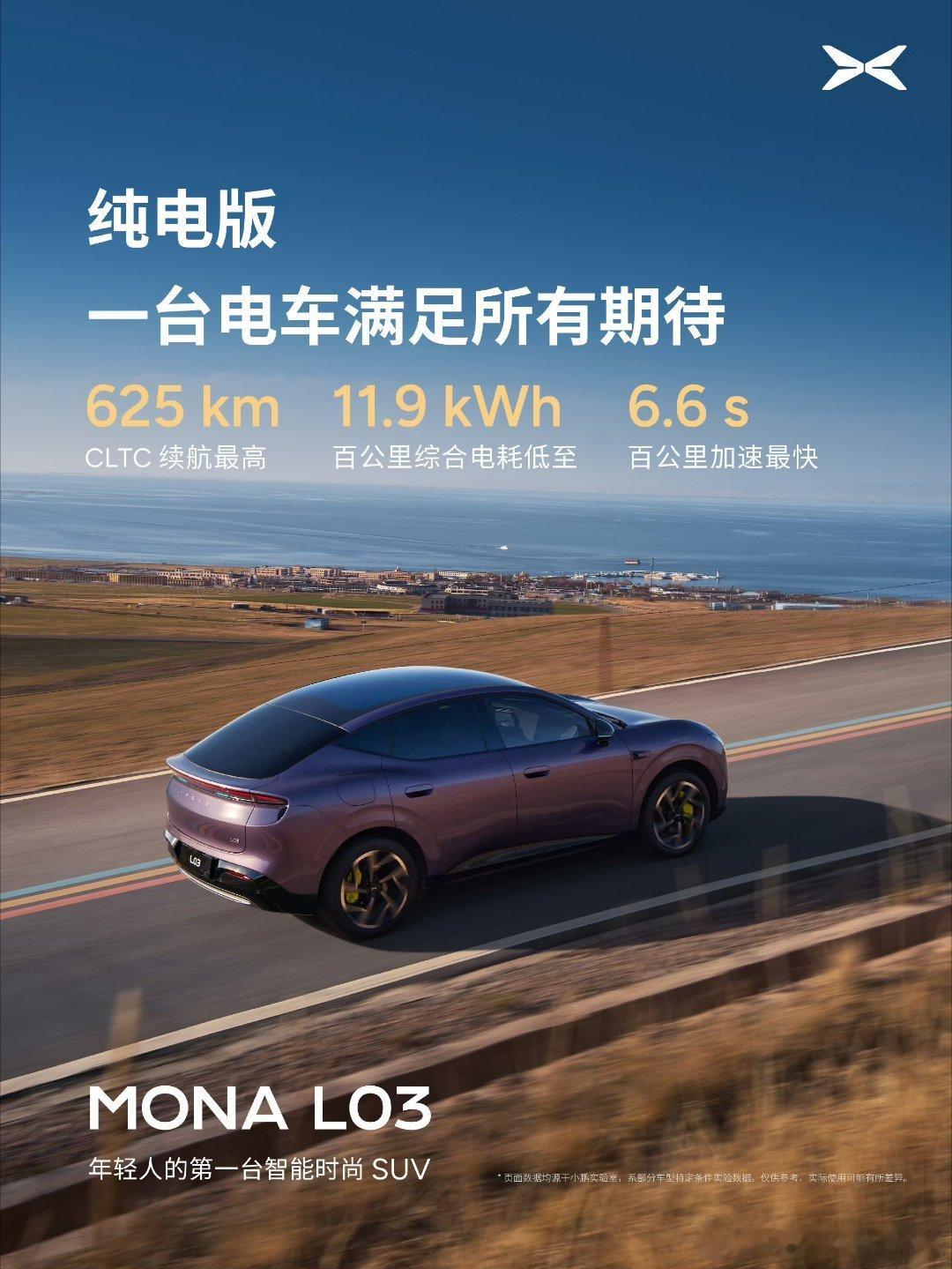 还以为小鹏L03纯电续航给700km+，没想到只有625km对比现在市面大容量电