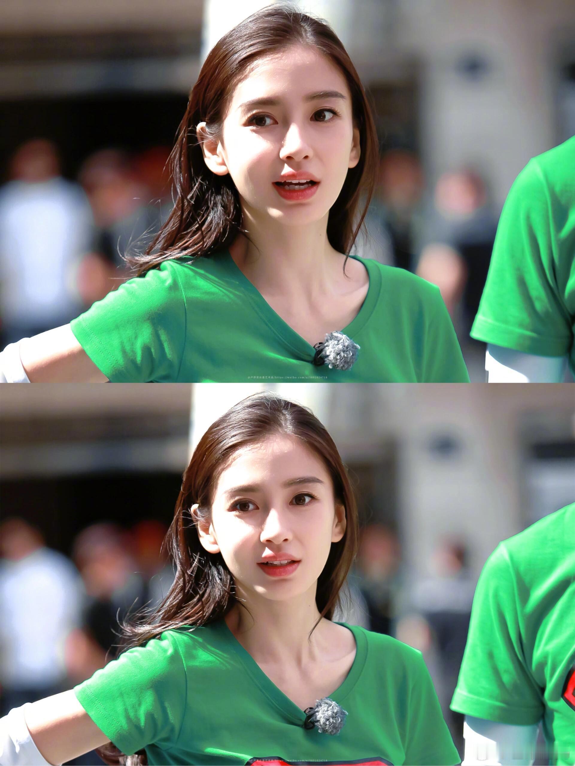 Angelababy陈赫拥抱爱上Angelababy只需要一期跑男韩国篇💚