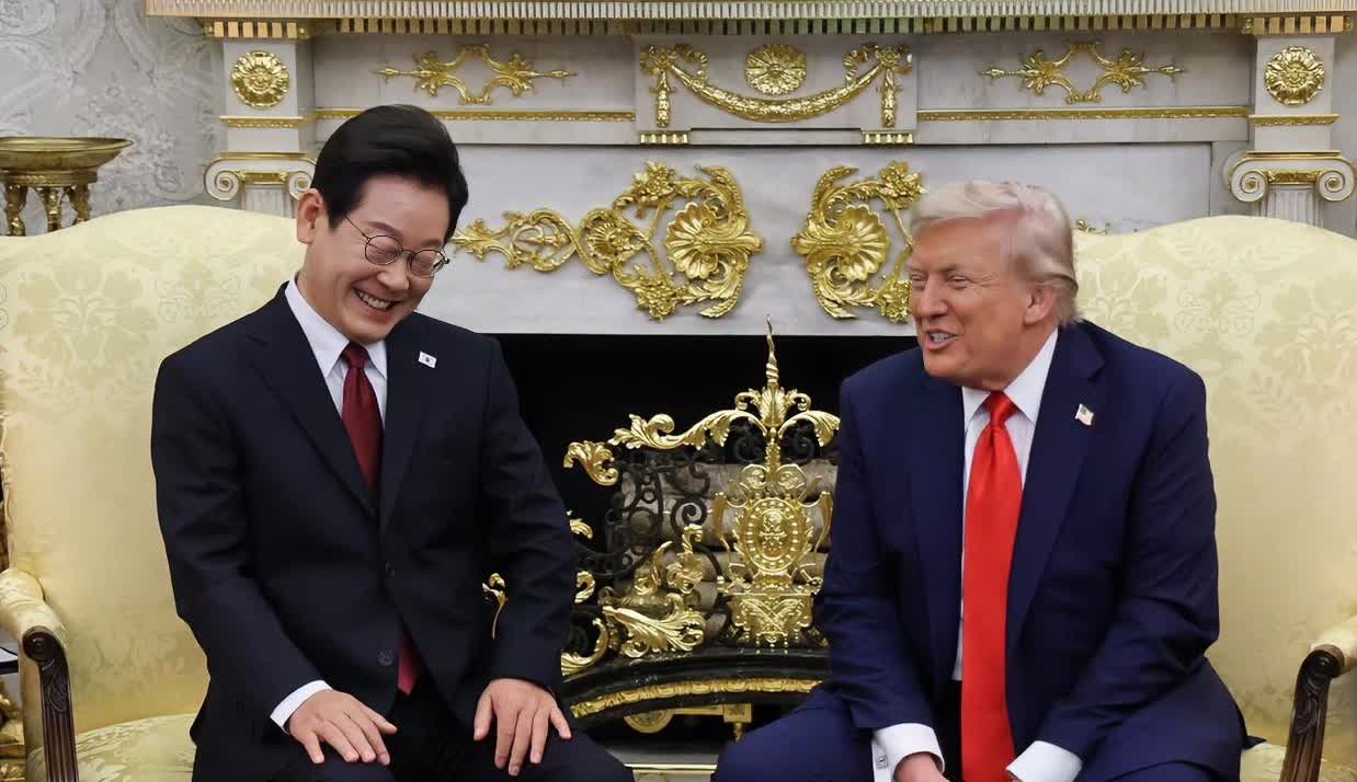 再次提及中国！韩国总统李在明与特朗普会晤结束后一同面对记者，在回答两人各自何时访