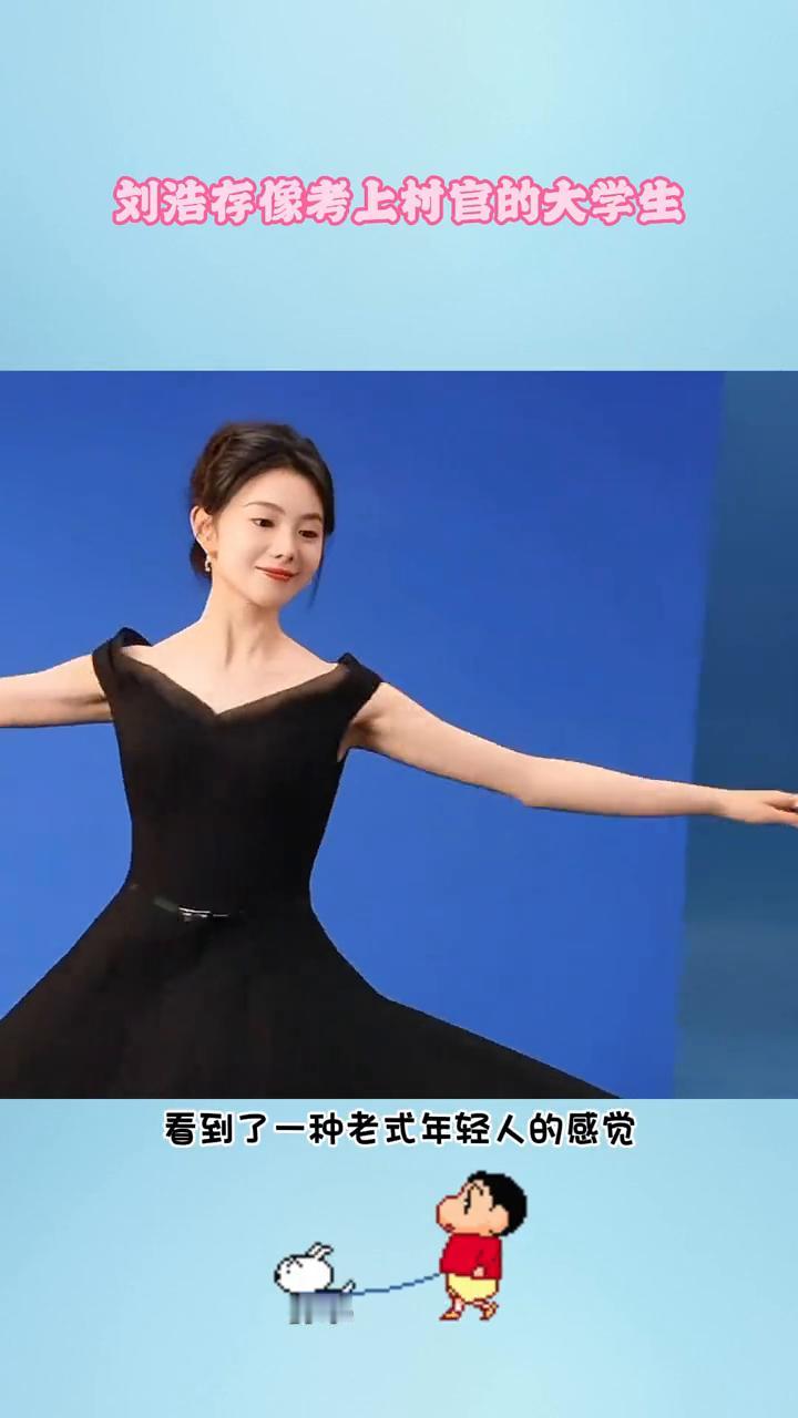 刘浩存像考上村官的大学生。看了刘昊宸的日常，终于懂了那句生活可爱万物成诗。他就