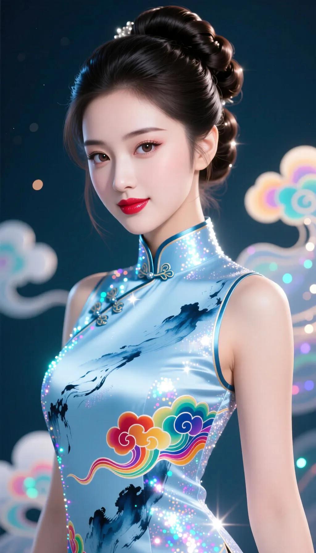 梦幻国风少女，古风旗袍惊艳亮相！