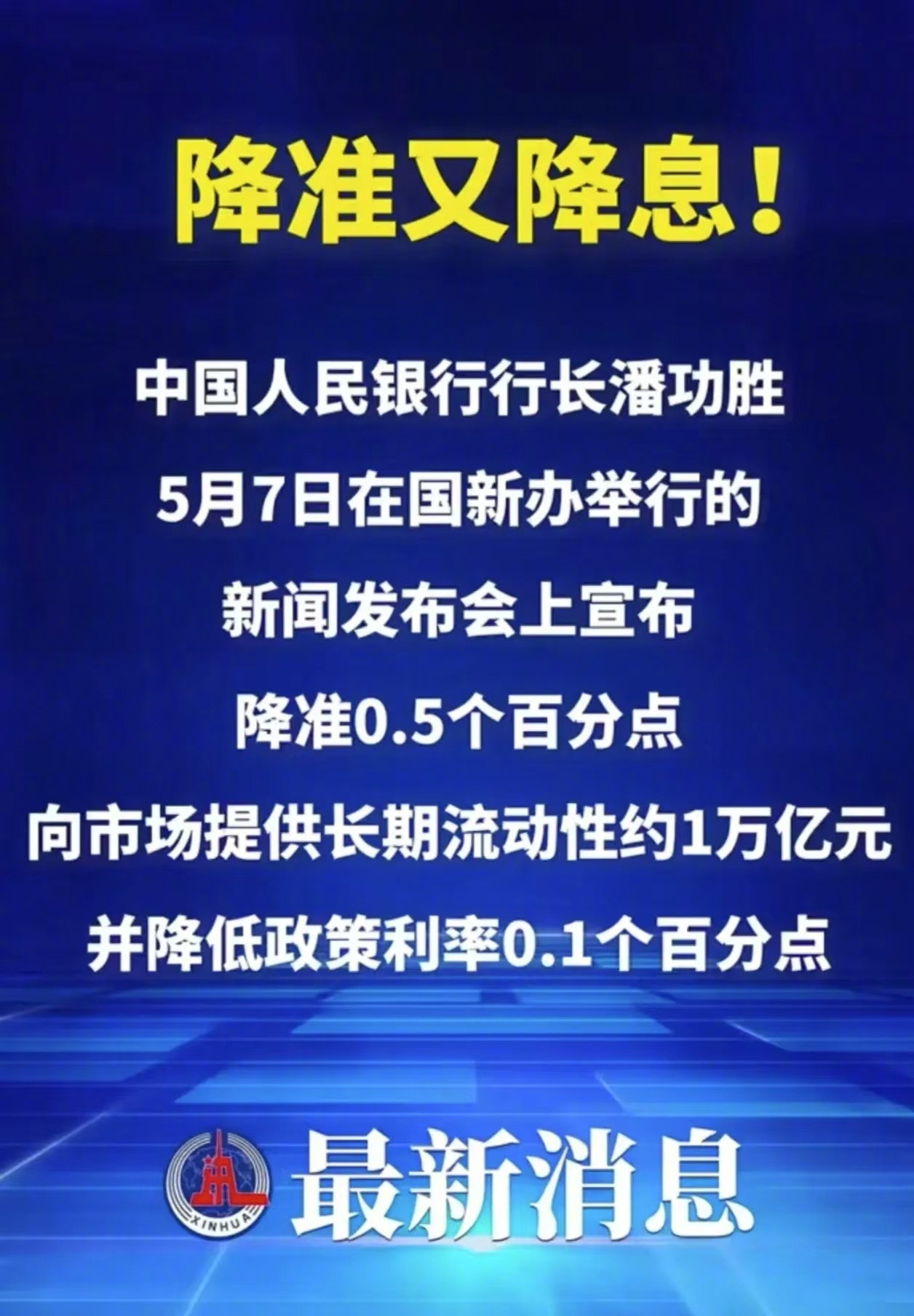 央行宣布降准降息现在买房子的人是真幸福，一开始商贷就2.85％，公积金贷就2