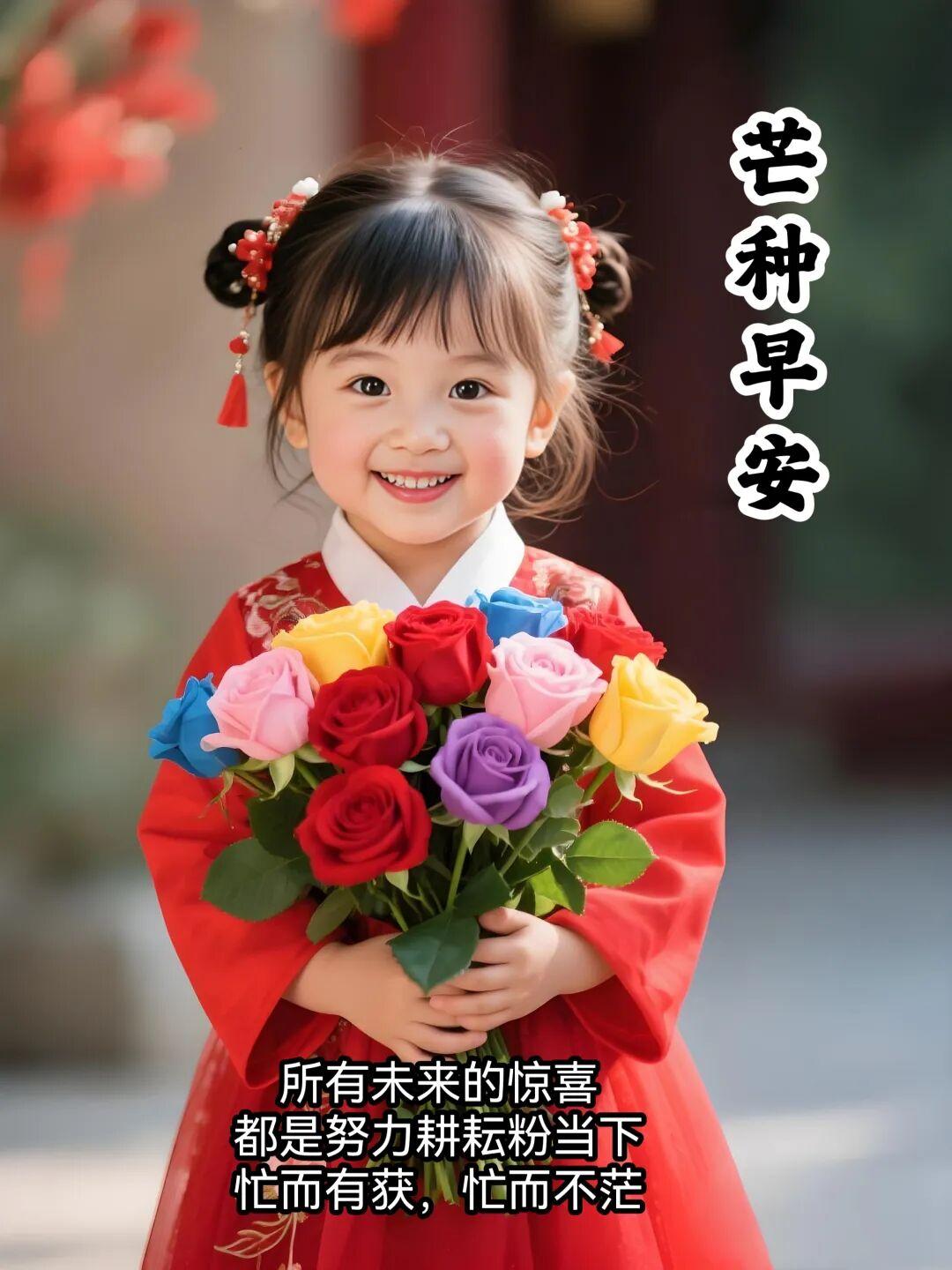 今日芒种，夏长悠悠，一茬收获，一季播种，芒种忙种，所劳所得！愿你种下梦想，收获成