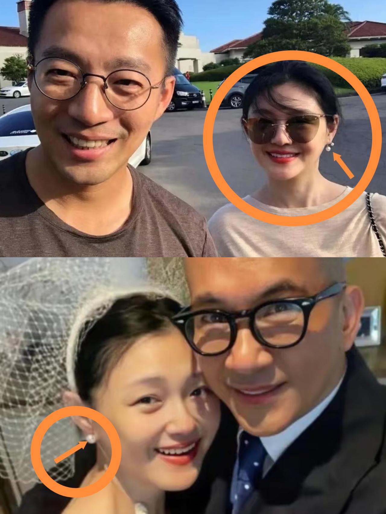 大S婚前就偏爱珍珠，第一段婚姻里，她常常戴着珍珠耳环；到了第二段婚姻，她依然对珍