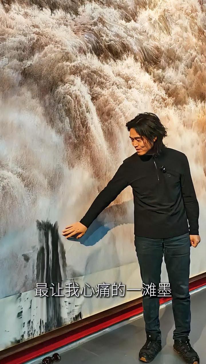 价值380万的画被泼墨如果你是作者你会不会查是谁干的？这幅画的作者是黄河画