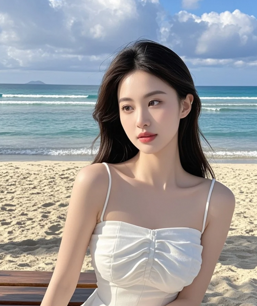 你说你喜欢我站在海边的样子，所以我今天又穿上了你喜欢的那条裙子