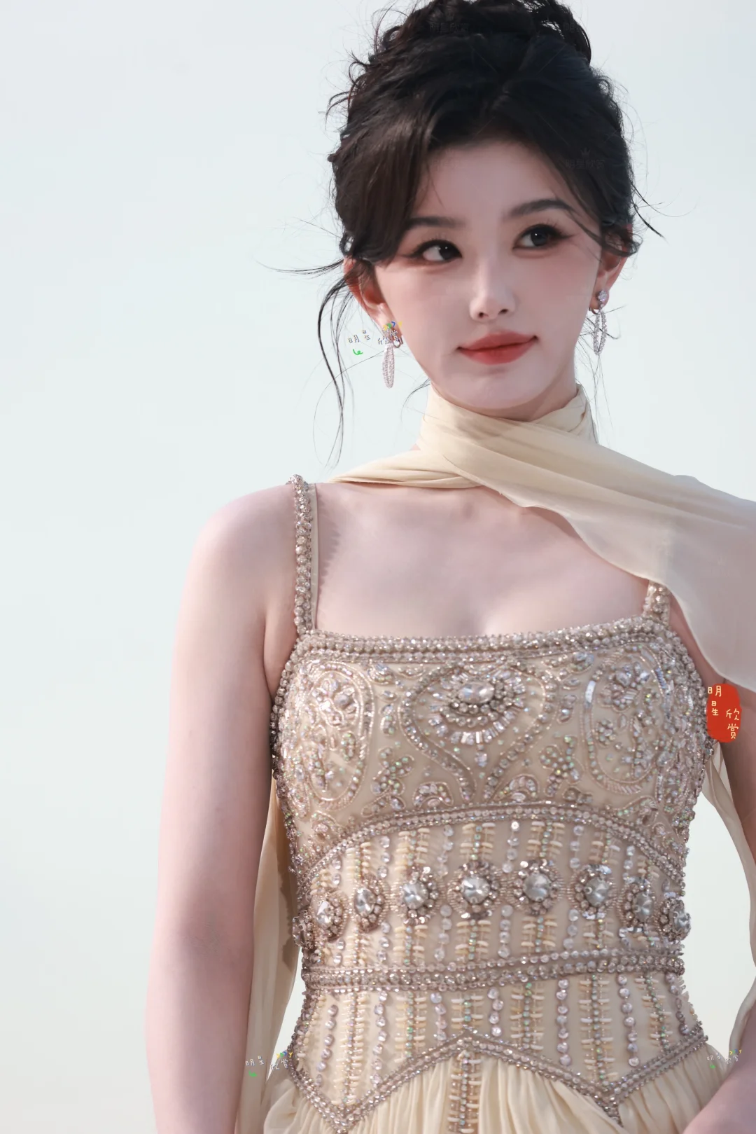 海风飘逸来的孔雪儿，公主在发光🌟