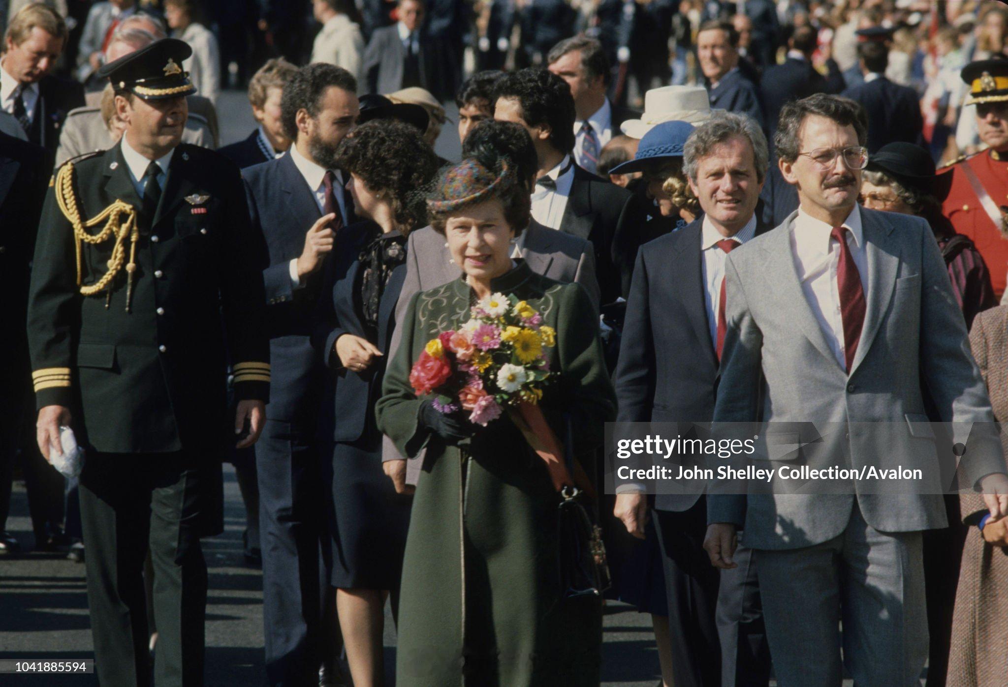 英国王室1984年9月24日，伊丽莎白二世女王和爱丁堡公爵菲利普亲王访问加拿