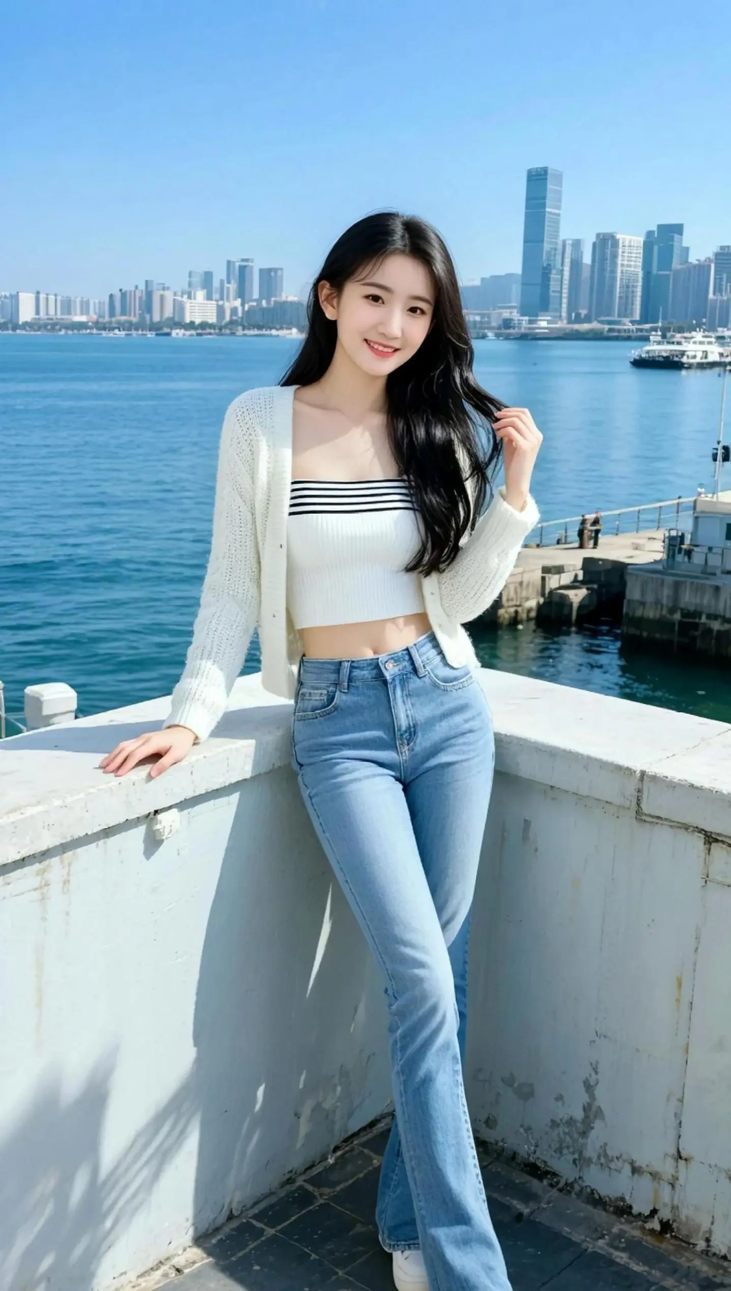 AI海景清新照 随变ai随便玩