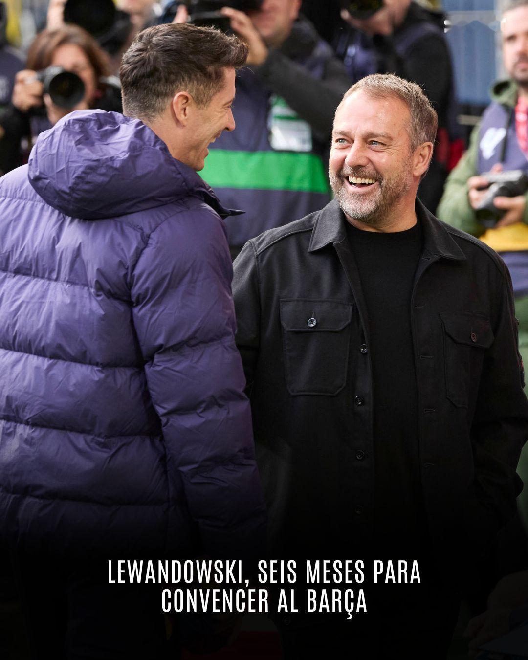 每体：莱万多夫斯基需要在六个月内说服巴塞罗那续约，因为他的角色日益边缘化，而沙特