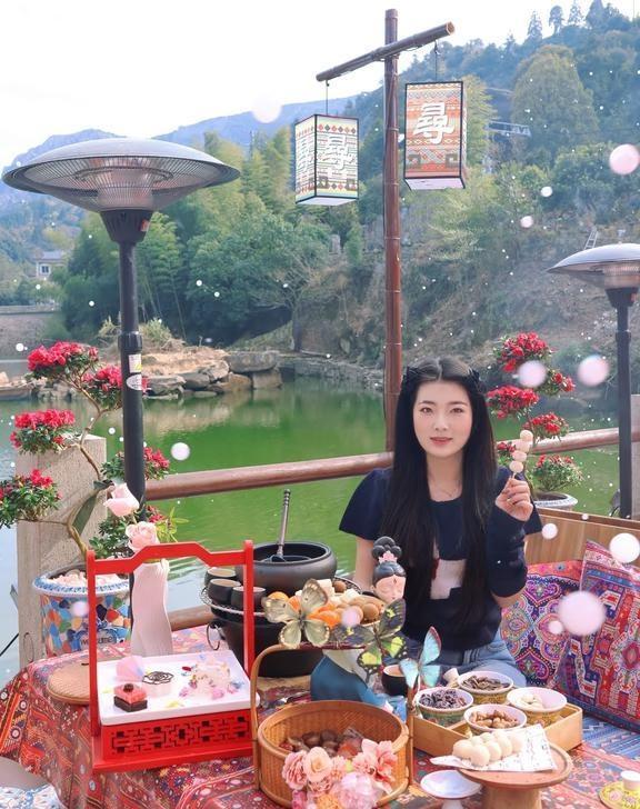 山野浪漫✨大罗山龙脊围炉煮茶太绝了温州姐妹快冲！大罗山龙脊终于有超绝的下午茶歇